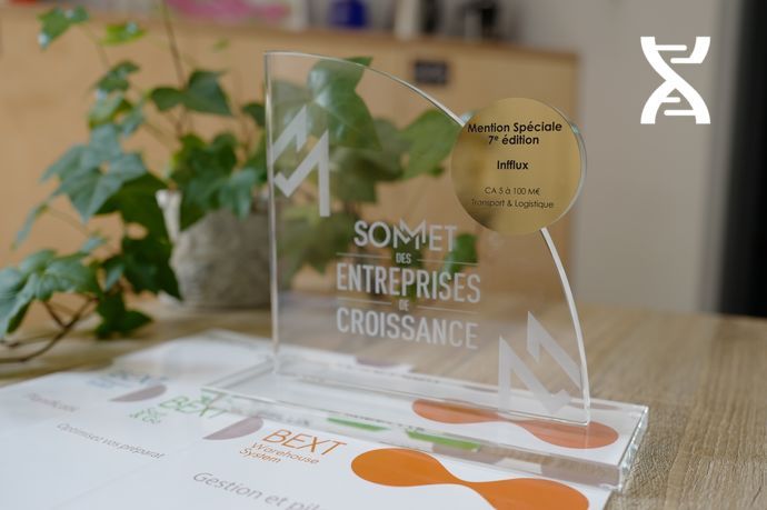 En 2021, Infflux a obtenu la mention spéciale du Sommet des Entreprises de Croissance. En 2021, Infflux a obtenu la mention spéciale du Sommet des Entreprises de Croissance.