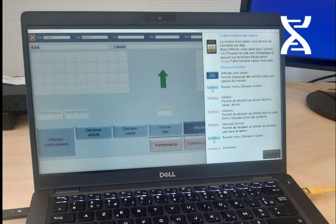Une interface utilisateur intuitive sur écran tactile