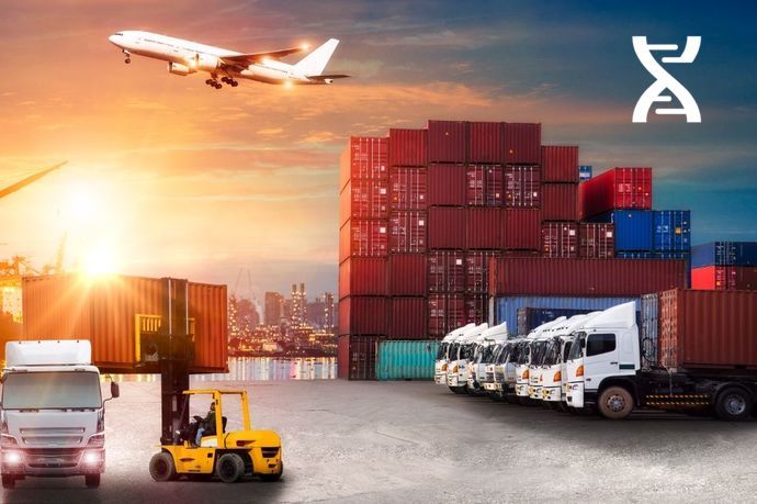 La logistique d'une entreprise peut impliquer différents modes de transport : route, rail, maritime, fluvial ou aérien.