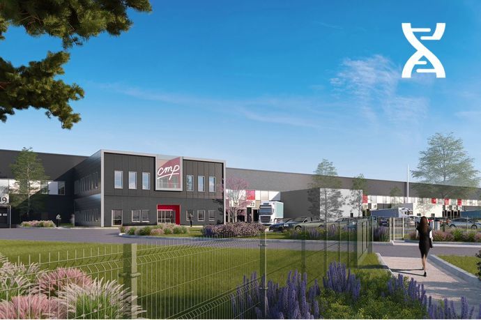 La plate-forme logistique de CMP s'étend sur 100 000 m2. La plate-forme logistique de CMP s'étend sur 100 000 m2.