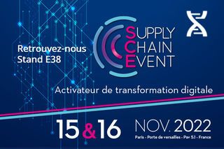 Retrouvez-nous sur le salon Supply Chain Event les 15 et 16 Novembre stand E38