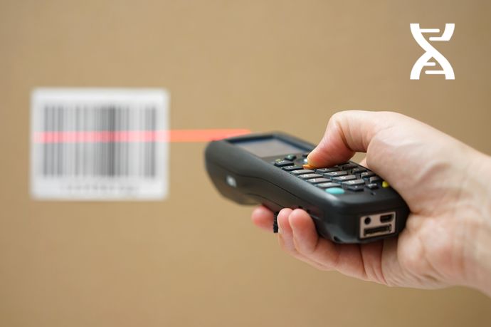 Informations scannées à l'aide de terminaux radio pour éviter toute saisie